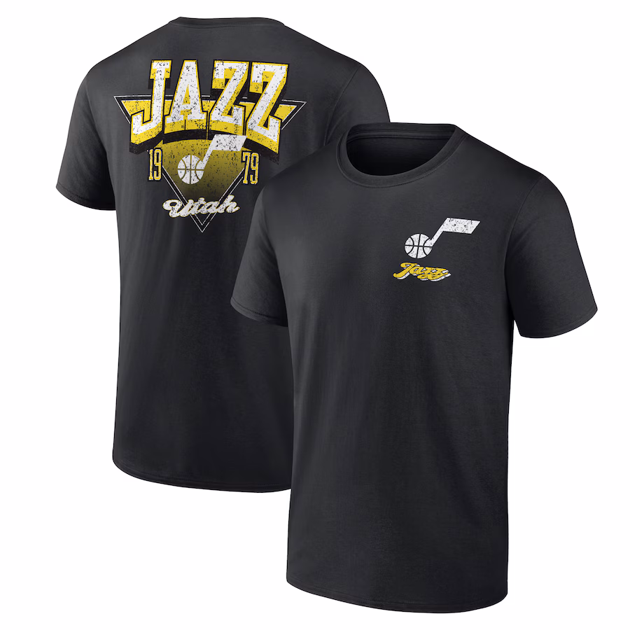 Men's Utah Jazz Black Never Over T-Shirt - Puhuasuan