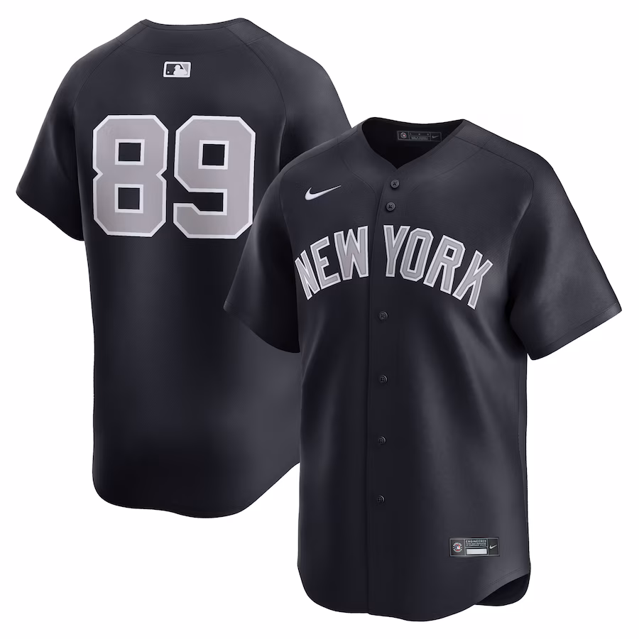 Men's New York Yankees Jasson Domínguez Nike Navy Alternate Limited Player Jersey - Puhuasuan