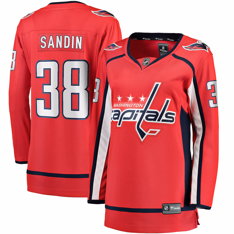 Women's Washington Capitals Rasmus Sandin Fanatics Red Home Breakaway Jersey - Puhuasuan
