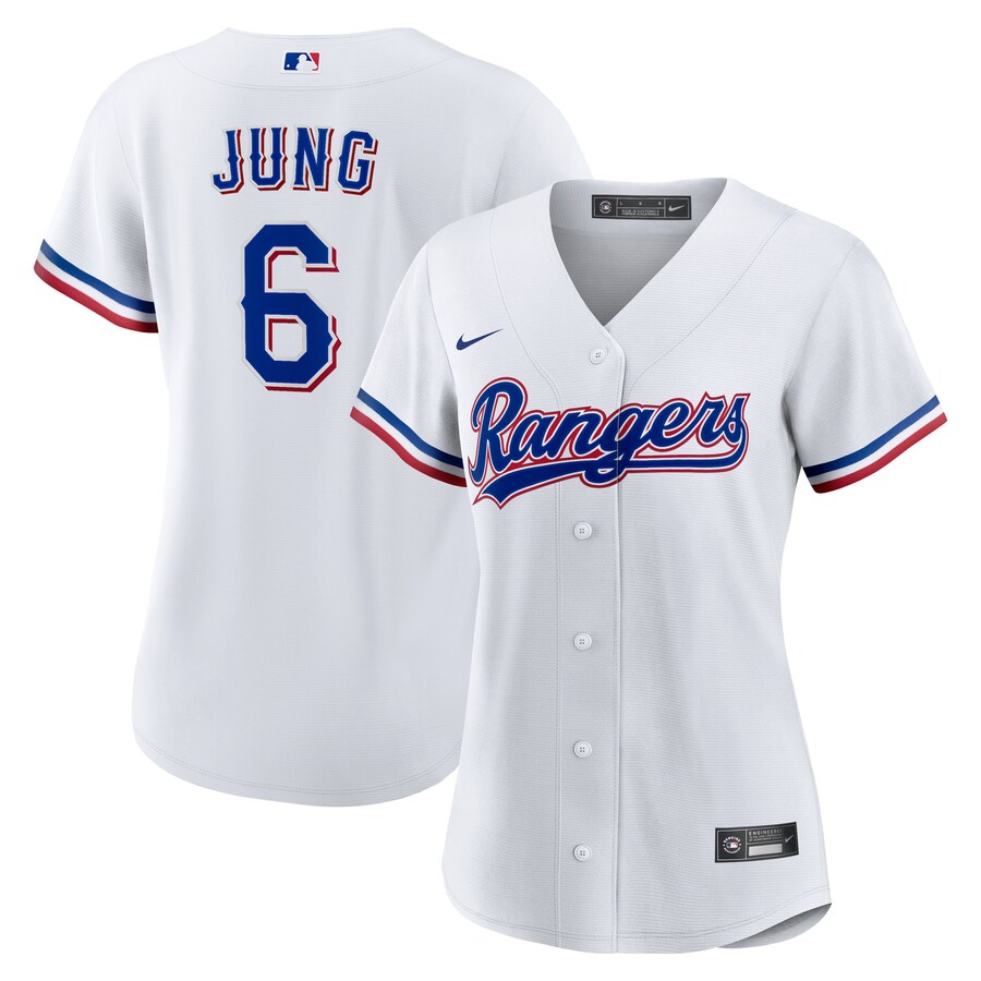 Women's Texas Rangers Josh Jung Nike White Home Replica Jersey - Puhuasuan
