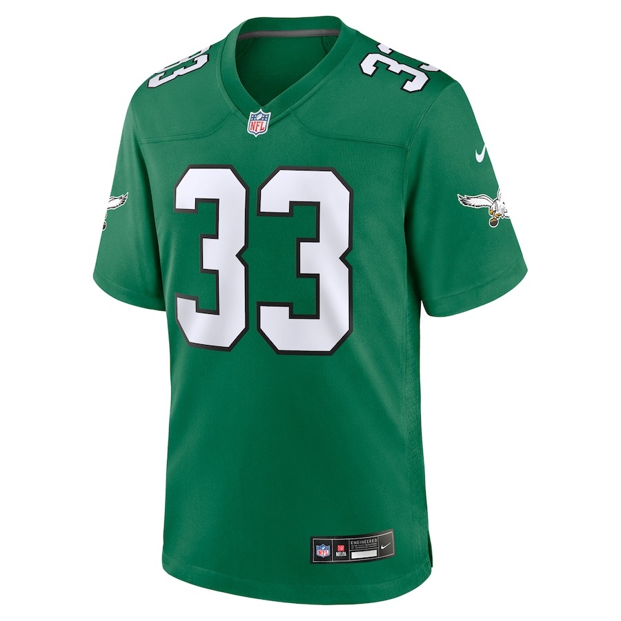 Men's Philadelphia Eagles Cooper DeJean Nike Kelly Green Alternate Game Jersey - Puhuasuan
