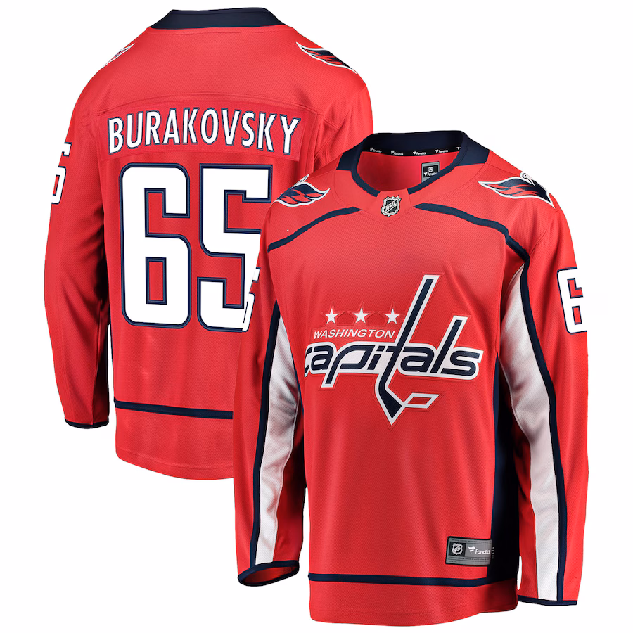 Men's Washington Capitals Andre Burakovsky Fanatics Red Breakaway Home Player Jersey - Puhuasuan