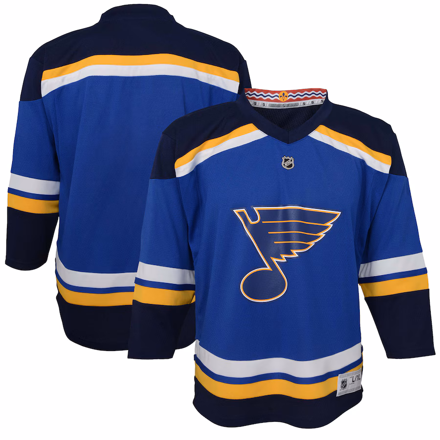 Youth St. Louis Blues Blue Home Replica Jersey - Puhuasuan
