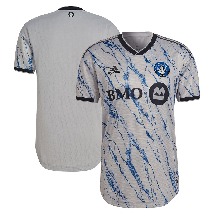 Men's CF Montreal adidas Gray 2023 Secondary Authentic Jersey - Puhuasuan