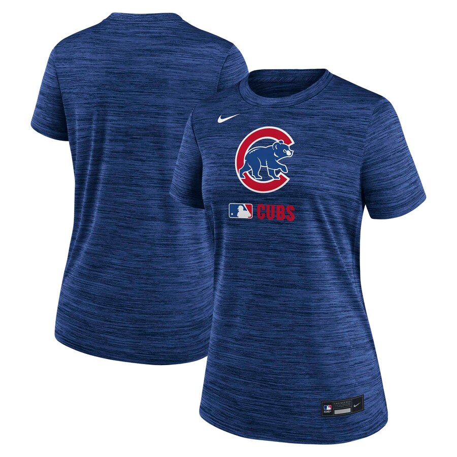 Women's Chicago Cubs Nike Royal Authentic Collection Velocity Performance T-Shirt - Puhuasuan