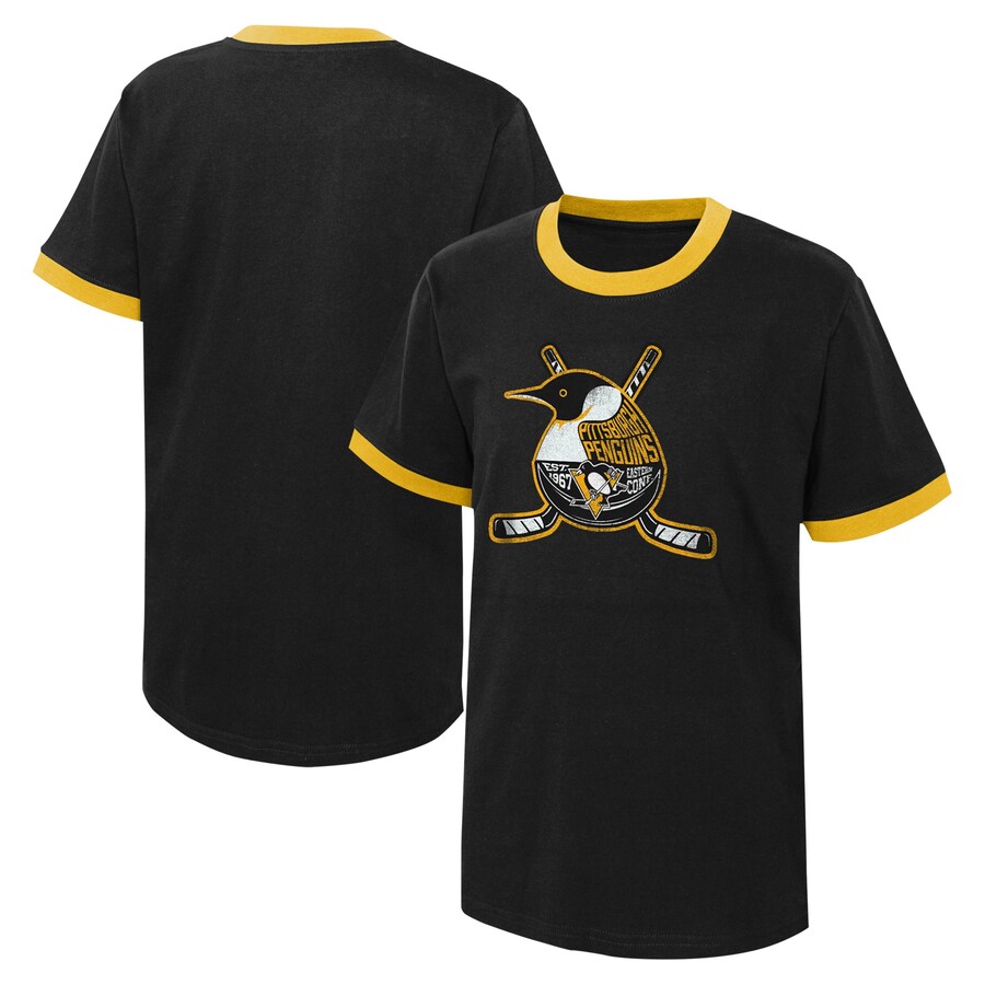 Youth Pittsburgh Penguins Black Ice City T-Shirt - Puhuasuan