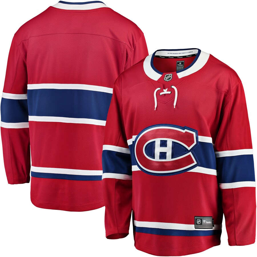 Men's Montreal Canadiens Fanatics Branded Red Breakaway Home Jersey - Puhuasuan