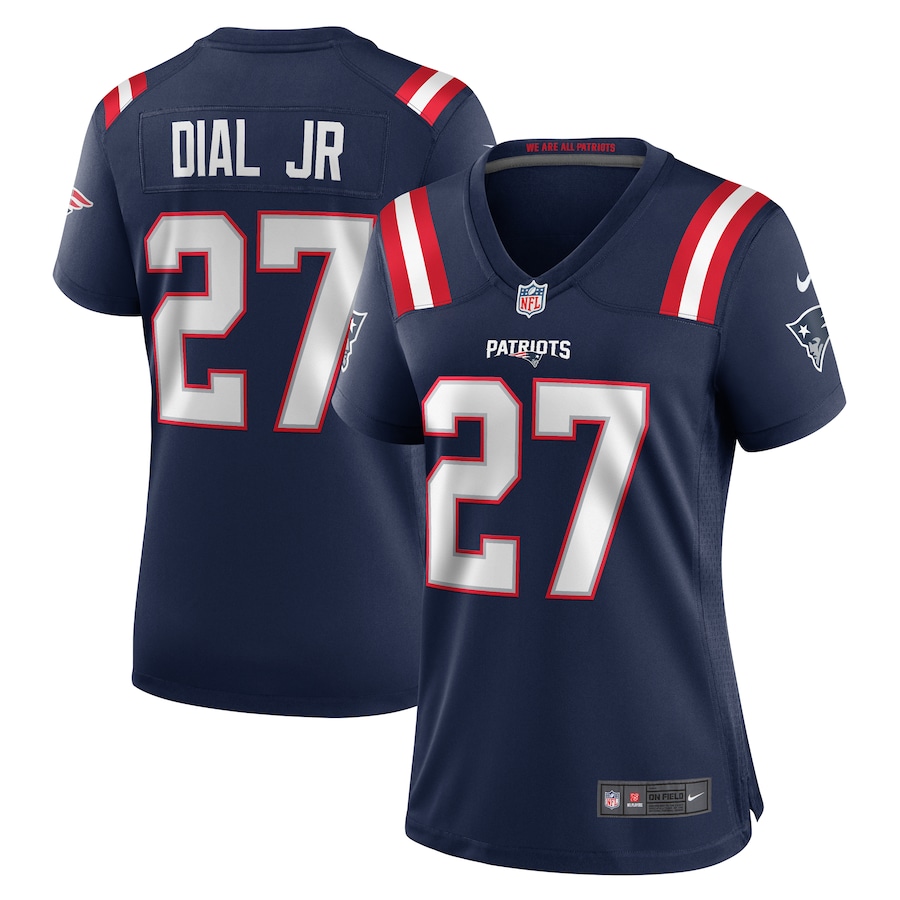Women's New England Patriots Marcellas Dial Jr. Nike Navy Game Jersey - Puhuasuan