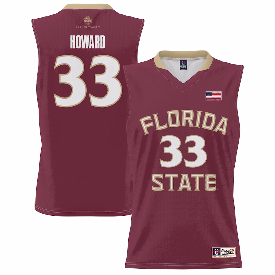 Erin Howard Florida State Seminoles GameDay Greats Youth Lightweight Basketball Alumni Jersey - Garnet - Puhuasuan