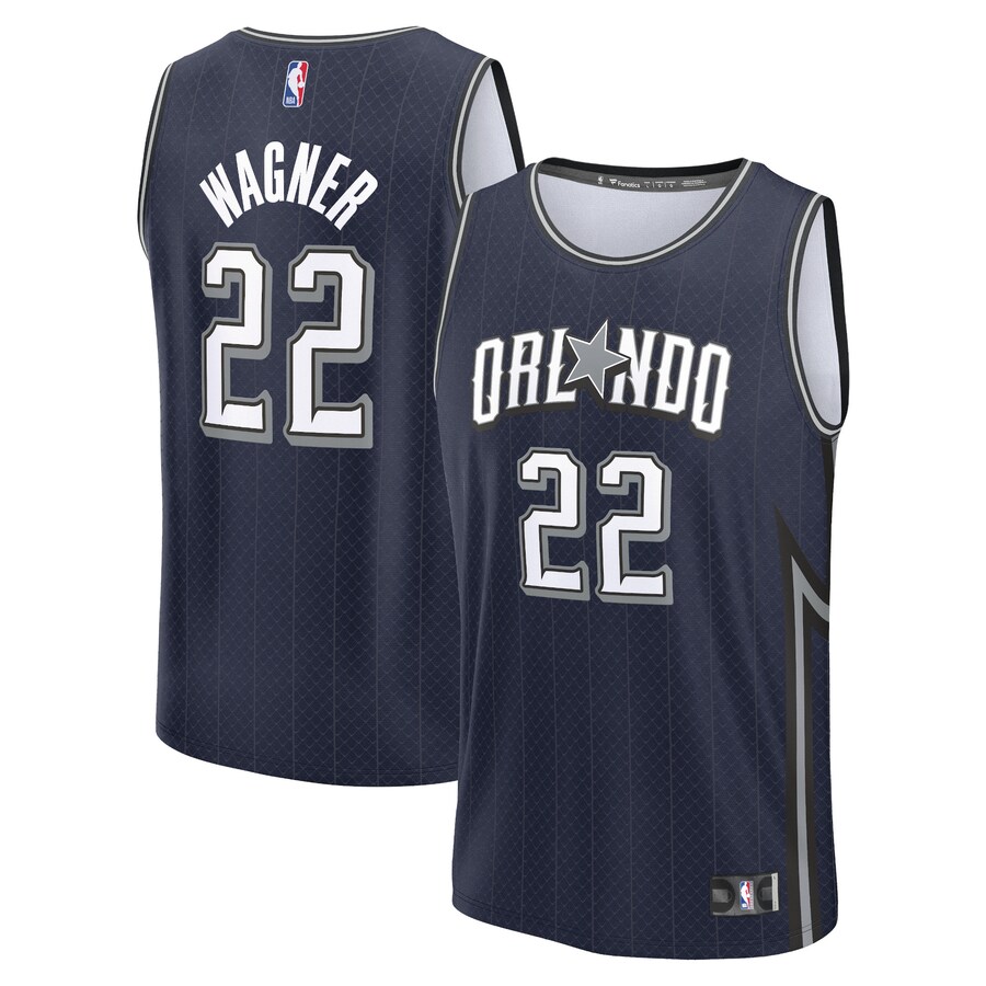 Youth Orlando Magic Franz Wagner Fanatics Navy Fast Break Jersey - City Edition - Puhuasuan
