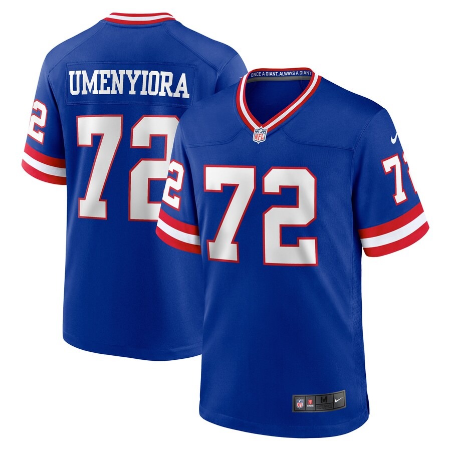 Men's New York Giants Osi Umenyiora Nike Royal Classic Retired Player Game Jersey - Puhuasuan