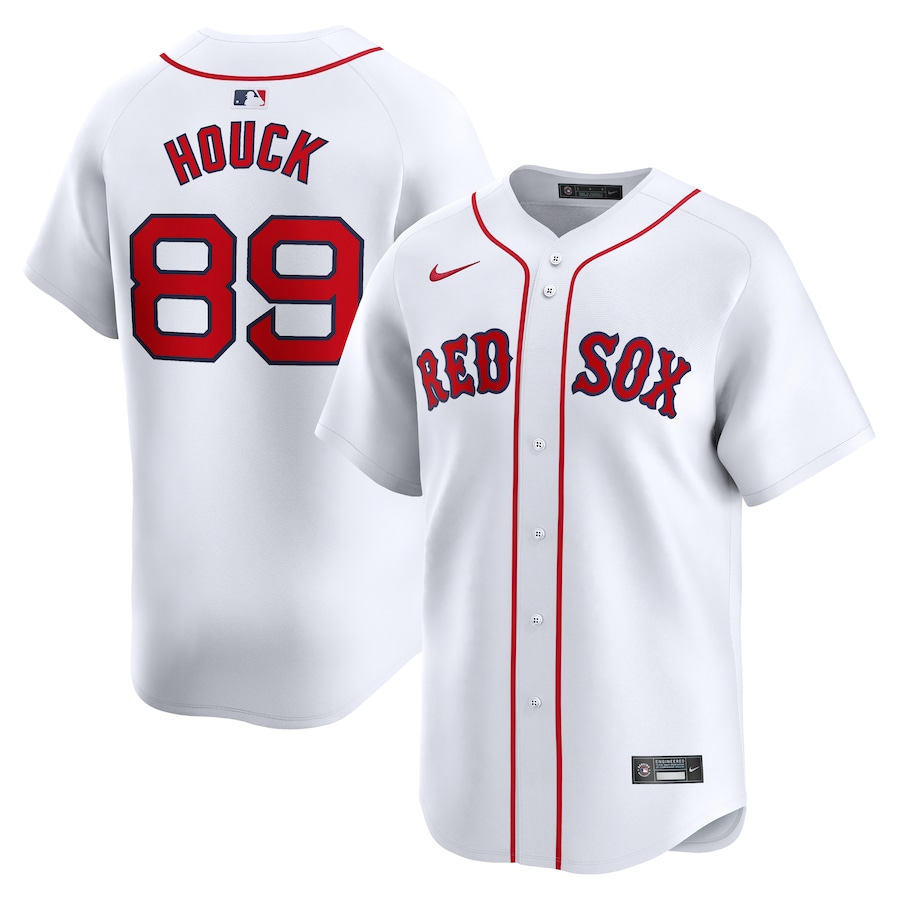 Men's Boston Red Sox Tanner Houck Nike White Home Limited Player Jersey - Puhuasuan