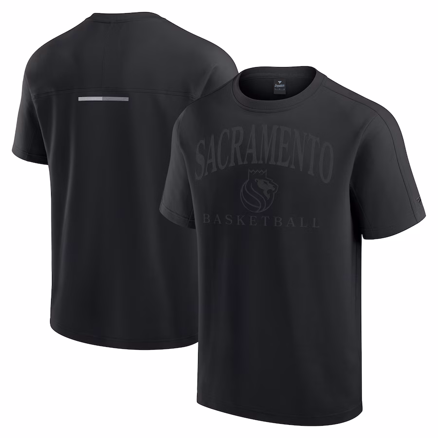 Men's Sacramento Kings Fanatics Black Elements Flex Tri-Blend T-Shirt - Puhuasuan