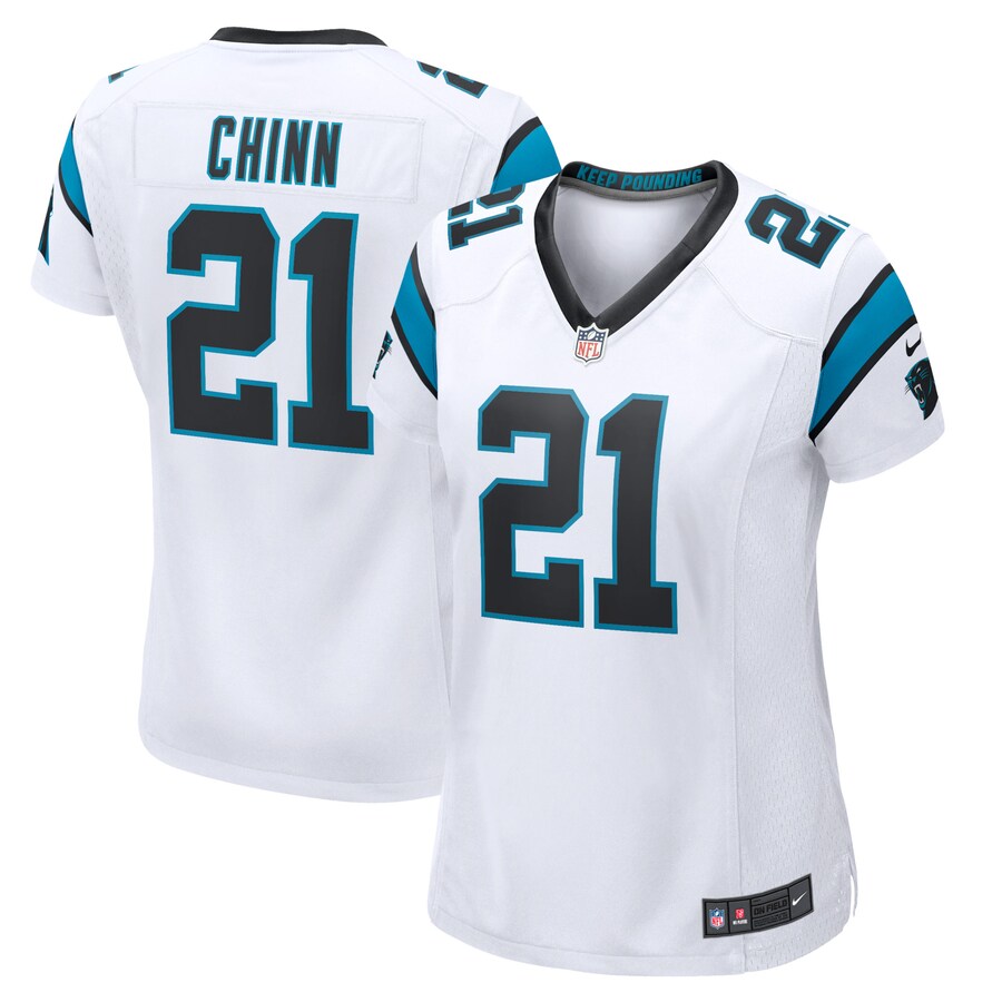 Women's Carolina Panthers Jeremy Chinn Nike White Game Jersey - Puhuasuan