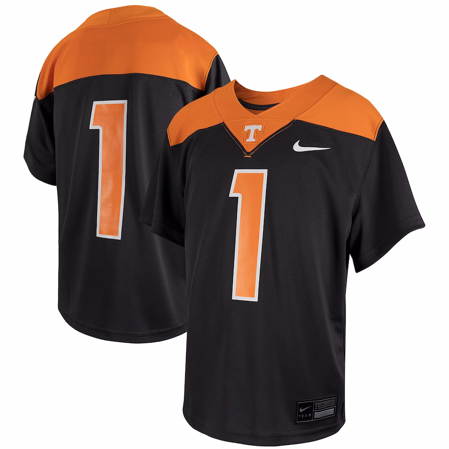 # Tennessee Volunteers Nike Youth Football Game Jersey - Anthracite - Puhuasuan