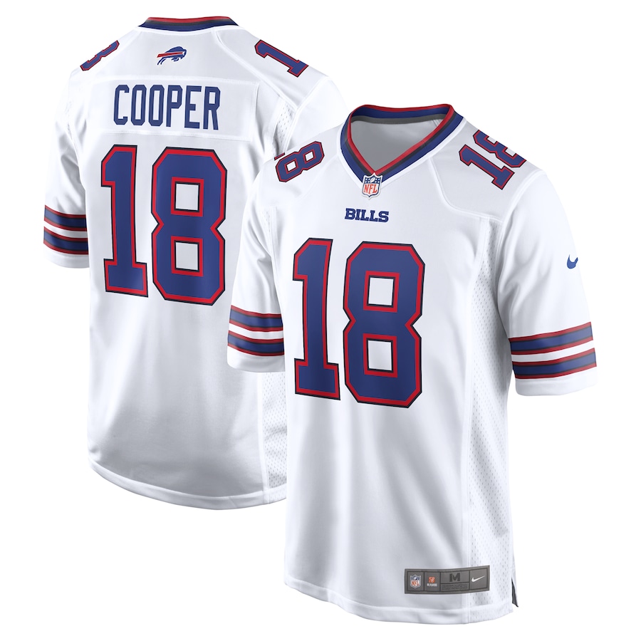 Men's Buffalo Bills Amari Cooper Nike White Game Jersey - Puhuasuan