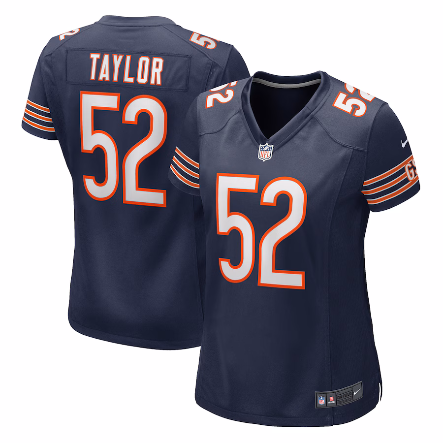Women's Chicago Bears Darrell Taylor Nike Navy Game Jersey - Puhuasuan