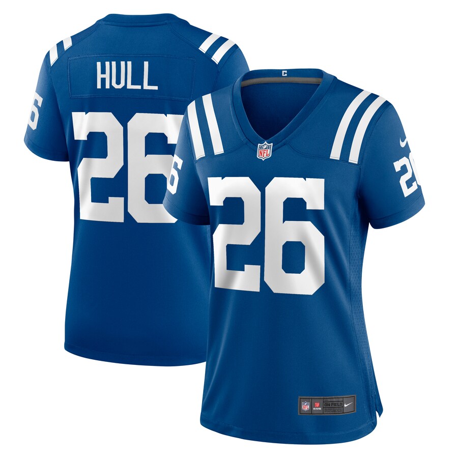 Women's Indianapolis Colts Evan Hull Nike  Royal Team Game Jersey - Puhuasuan
