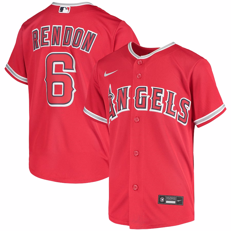Youth Los Angeles Angels Anthony Rendon Nike Red Alternate Replica Player Jersey - Puhuasuan