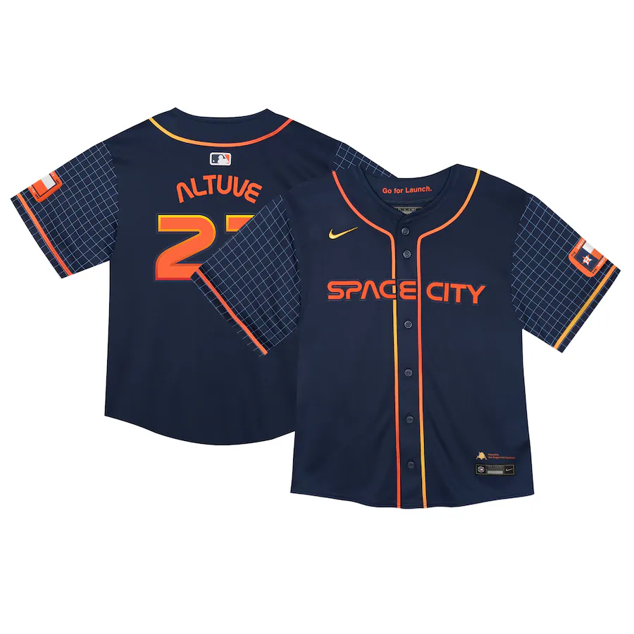 Toddler Houston Astros Jose Altuve Nike Navy City Connect Limited Player Jersey - Puhuasuan