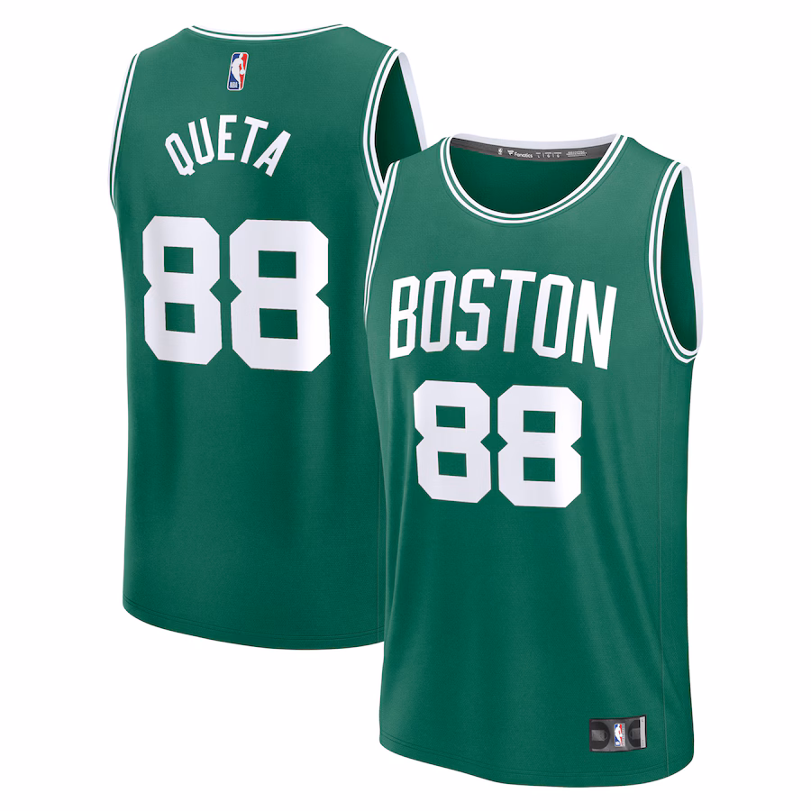Men's Boston Celtics Neemias Queta Fanatics Kelly Green Fast Break Replica Player Jersey - Icon Edition - Puhuasuan