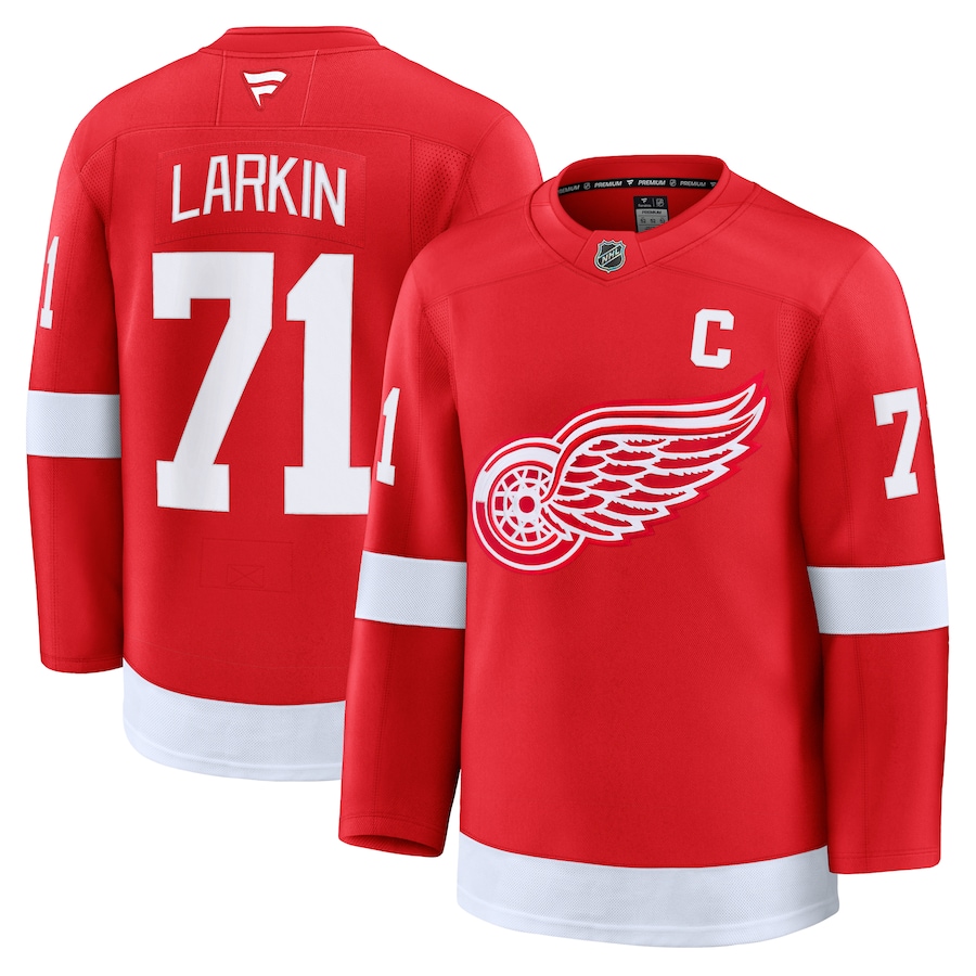 Men's Detroit Red Wings Dylan Larkin Fanatics Red Home Premium Jersey - Puhuasuan