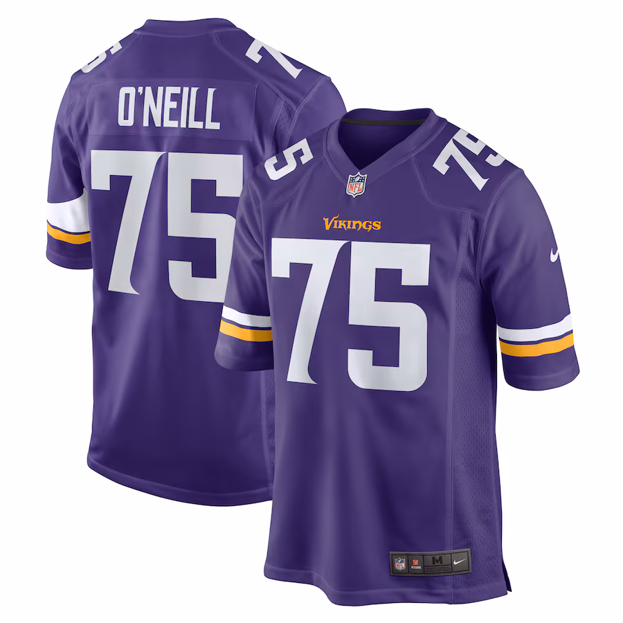 Men's Minnesota Vikings Brian O'Neill Nike Purple Game Jersey - Puhuasuan