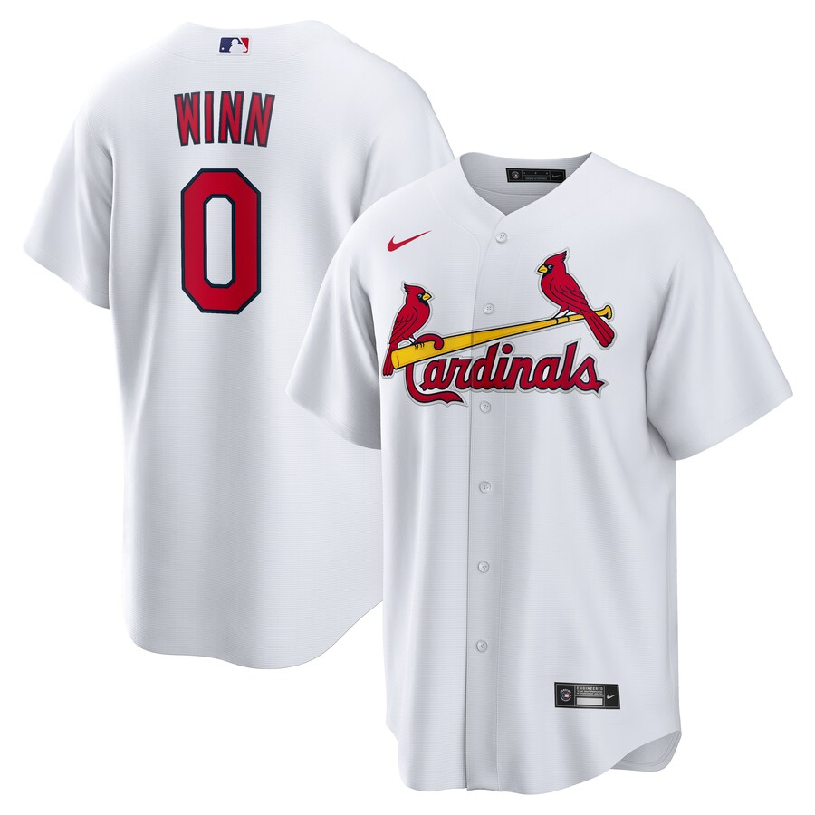 Men's St. Louis Cardinals Masyn Winn Nike White Home Replica Jersey - Puhuasuan