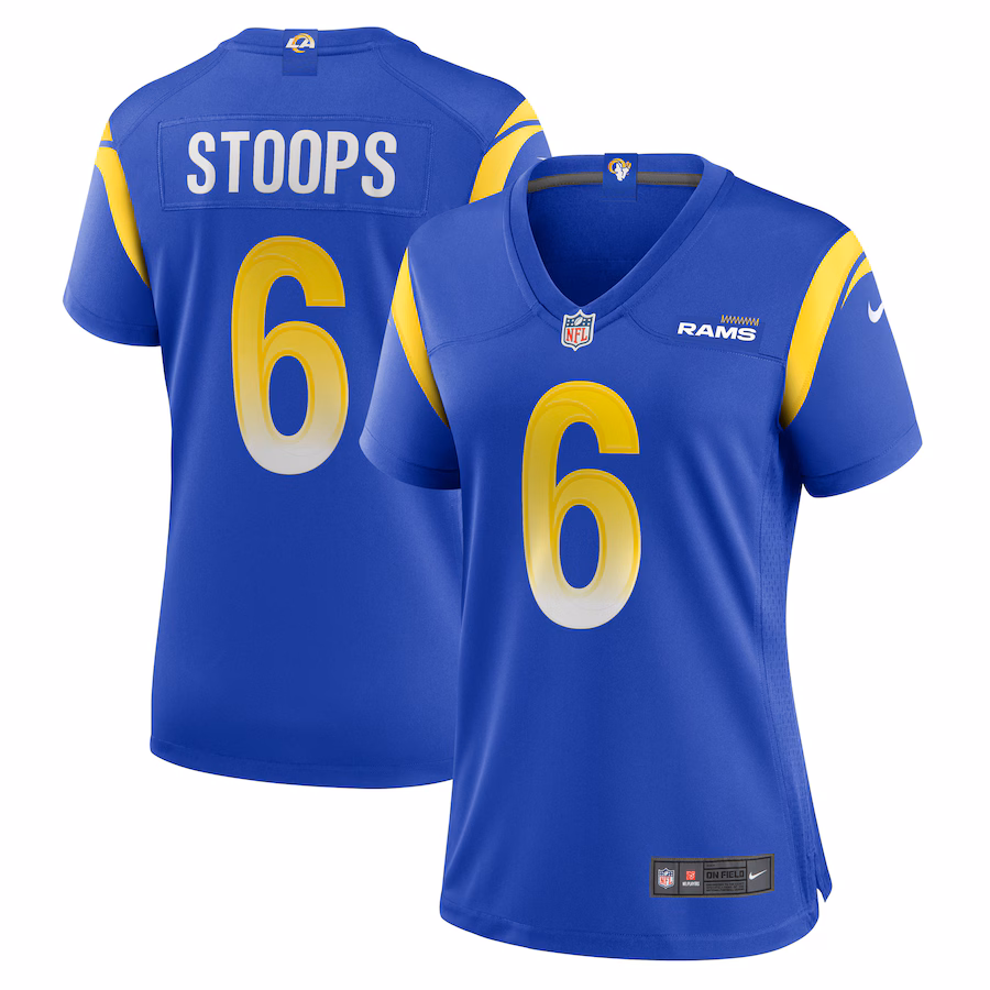 Women's Los Angeles Rams Drake Stoops Nike  Royal Game Jersey - Puhuasuan