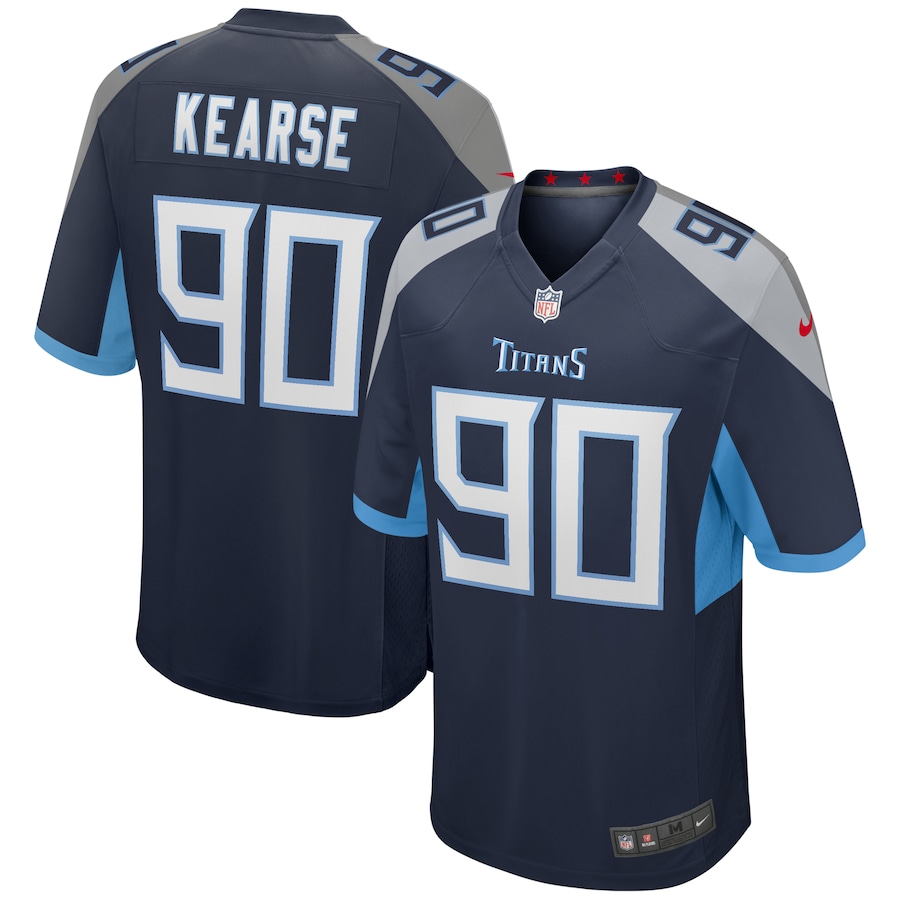 Men's Tennessee Titans Jevon Kearse Nike Navy Game Retired Player Jersey - Puhuasuan