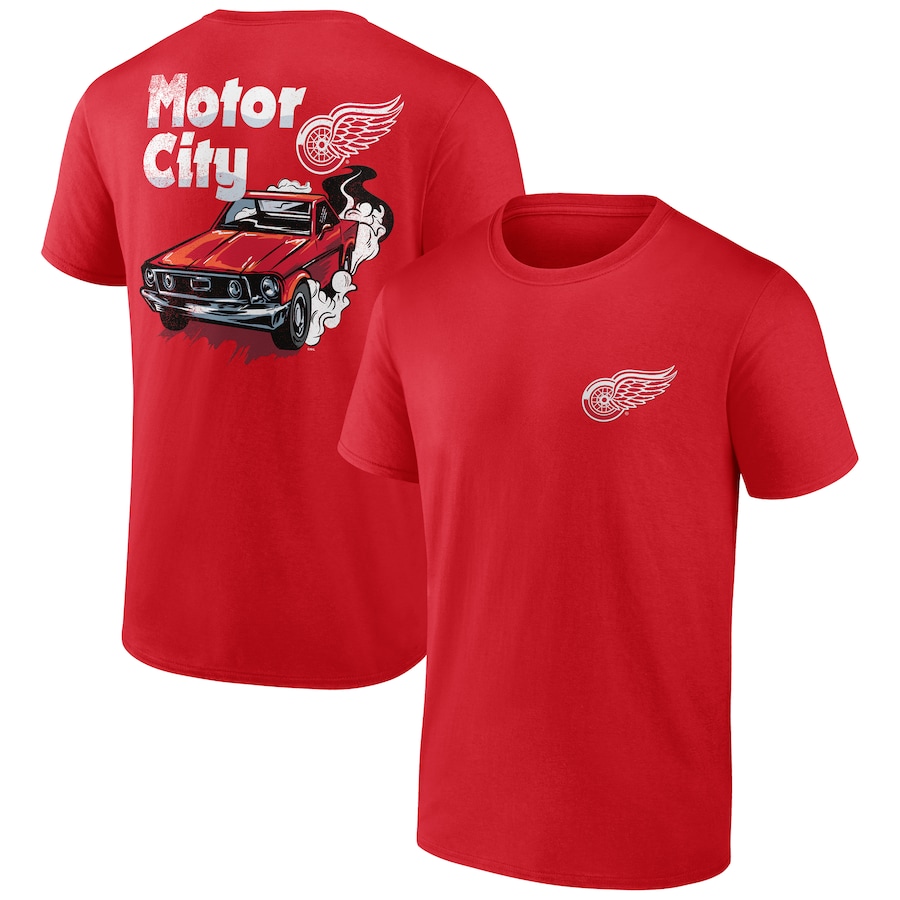 Men's Detroit Red Wings Red Bring It T-Shirt - Puhuasuan