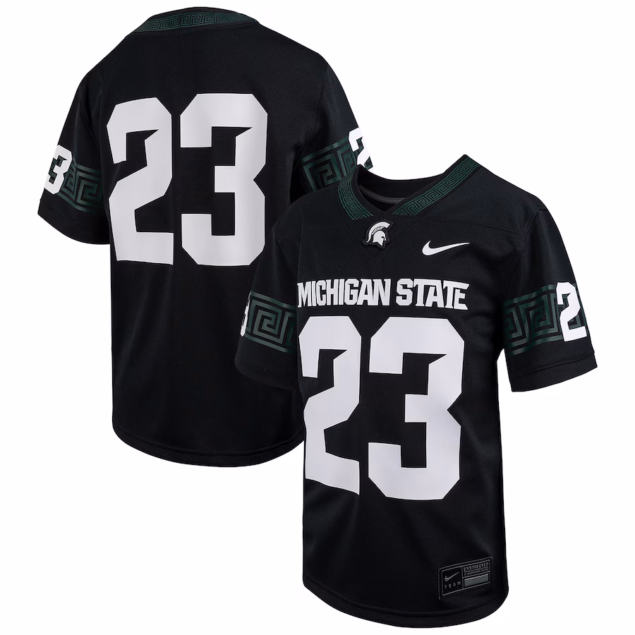 # Michigan State Spartans Nike Youth Alternate Football Game Jersey - Black - Puhuasuan