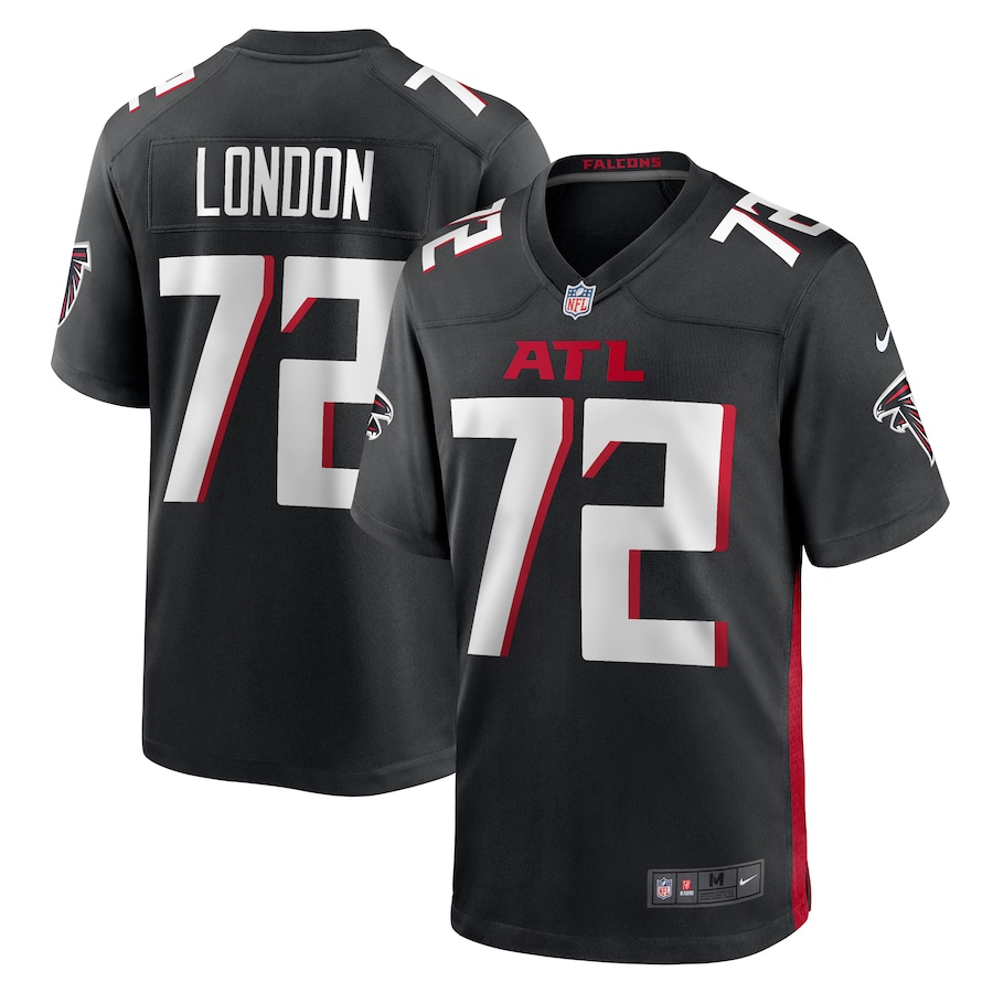 Men's Atlanta Falcons LaCale London Nike  Black  Game Jersey - Puhuasuan