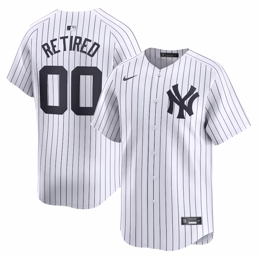 Men's New York Yankees Nike White Home Limited Pick-A-Player Retired Roster Jersey - Puhuasuan