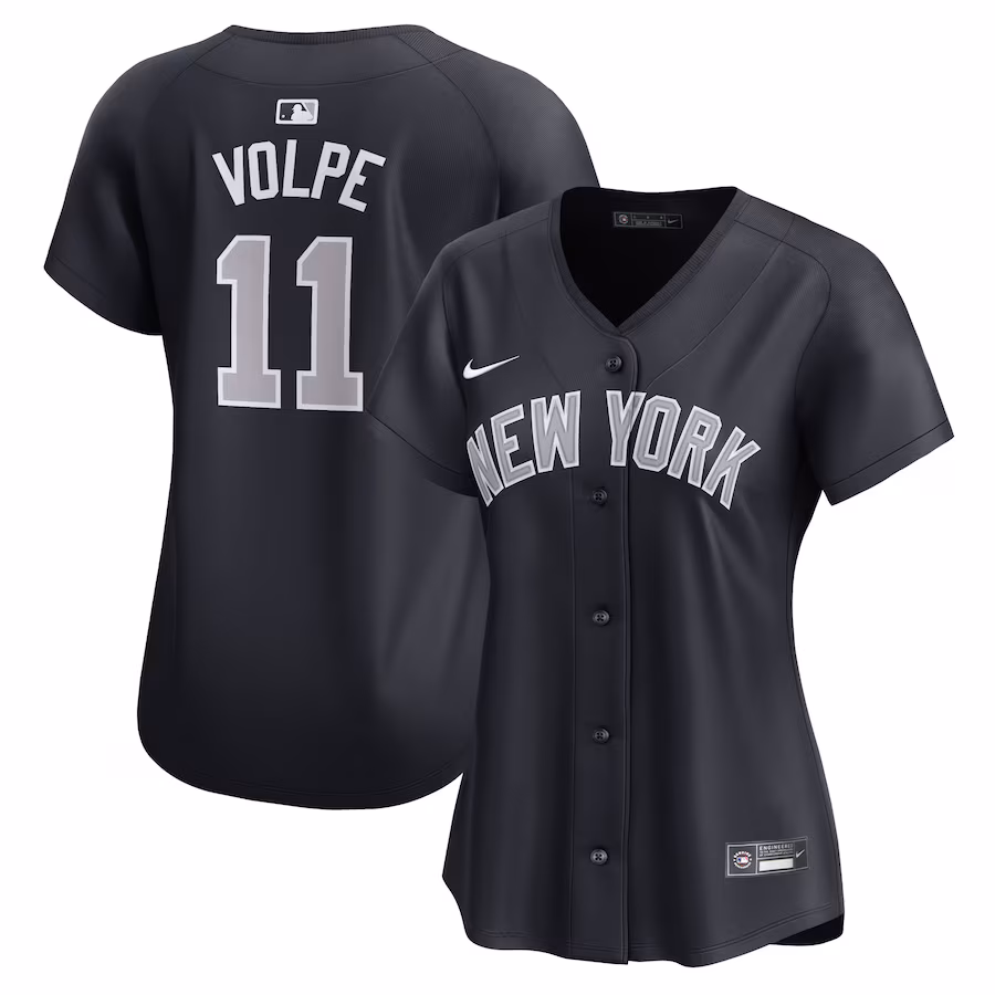 Women's New York Yankees Anthony Volpe Nike Navy Alternate Limited Player Jersey - Puhuasuan