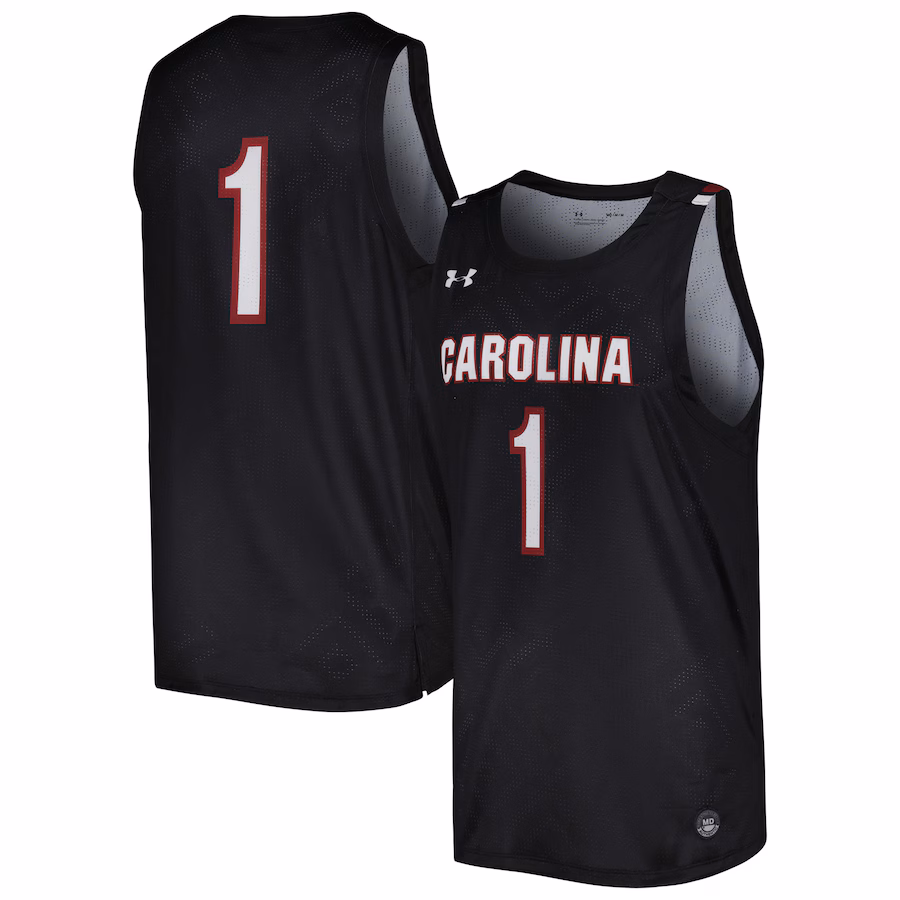 Men's Under Armour Black South Carolina Gamecocks Replica Basketball Jersey - Puhuasuan