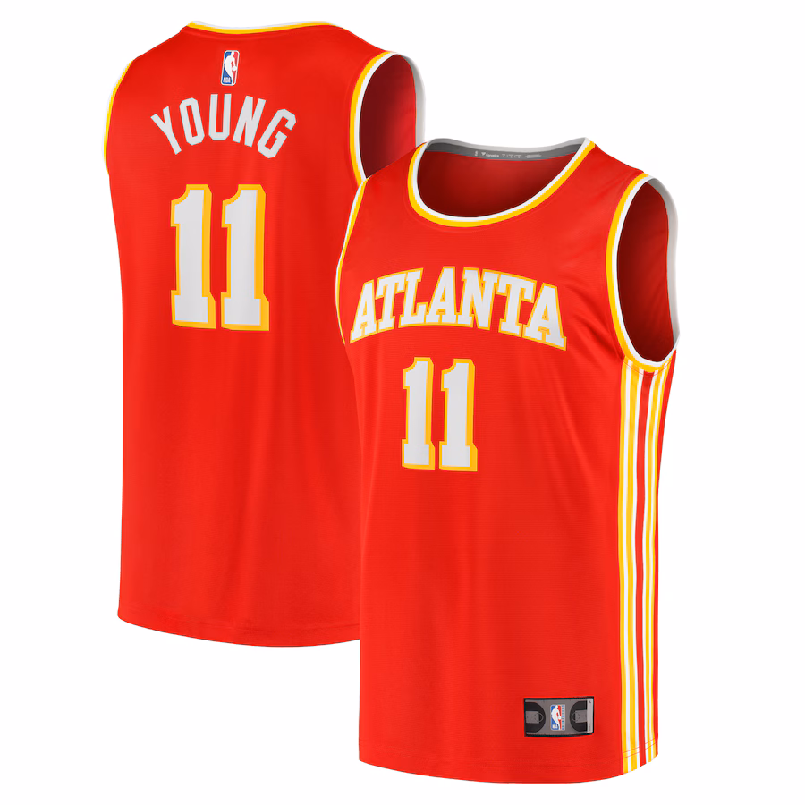 Youth Atlanta Hawks Trae Young Fanatics Red Fast Break Player Jersey - Icon Edition - Puhuasuan