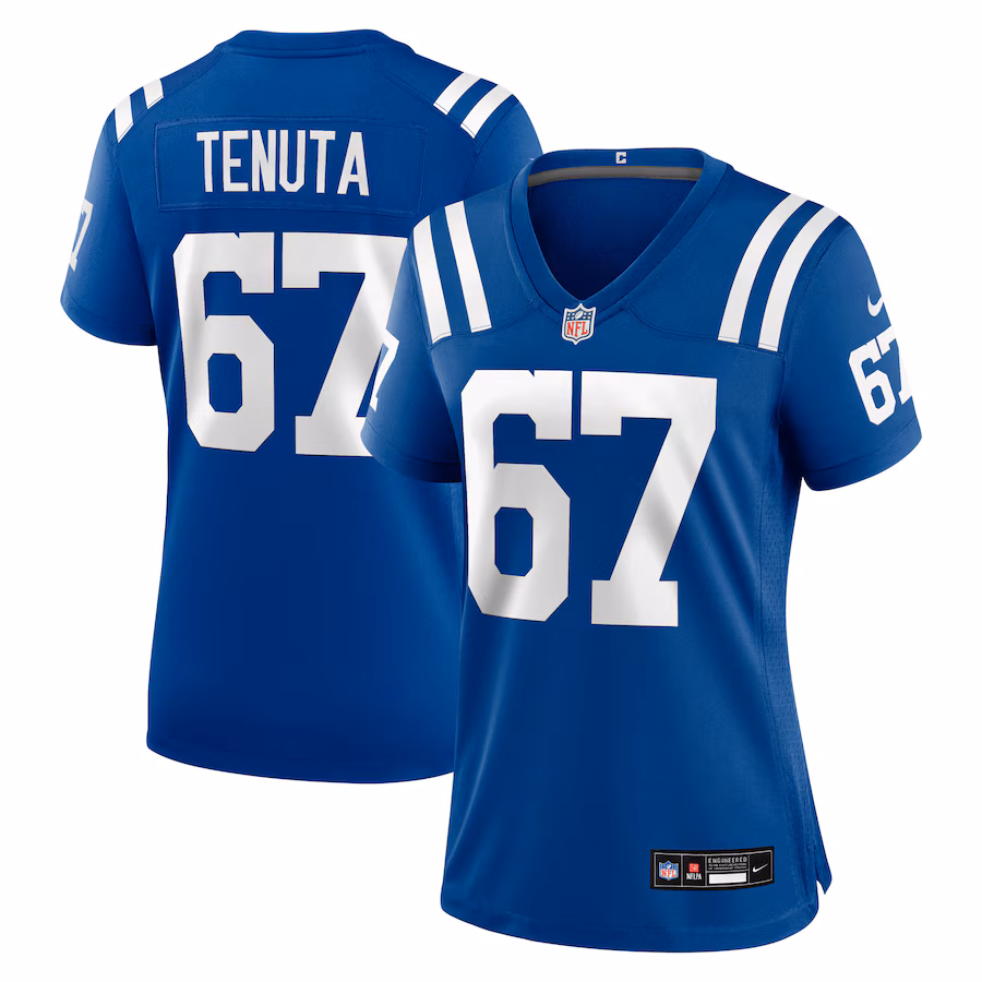 Women's Indianapolis Colts Luke Tenuta Nike Royal Team Game Jersey - Puhuasuan