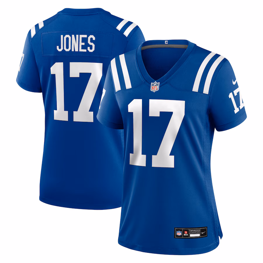 Women's Indianapolis Colts Daniel Jones Nike Royal Team Game Jersey - Puhuasuan