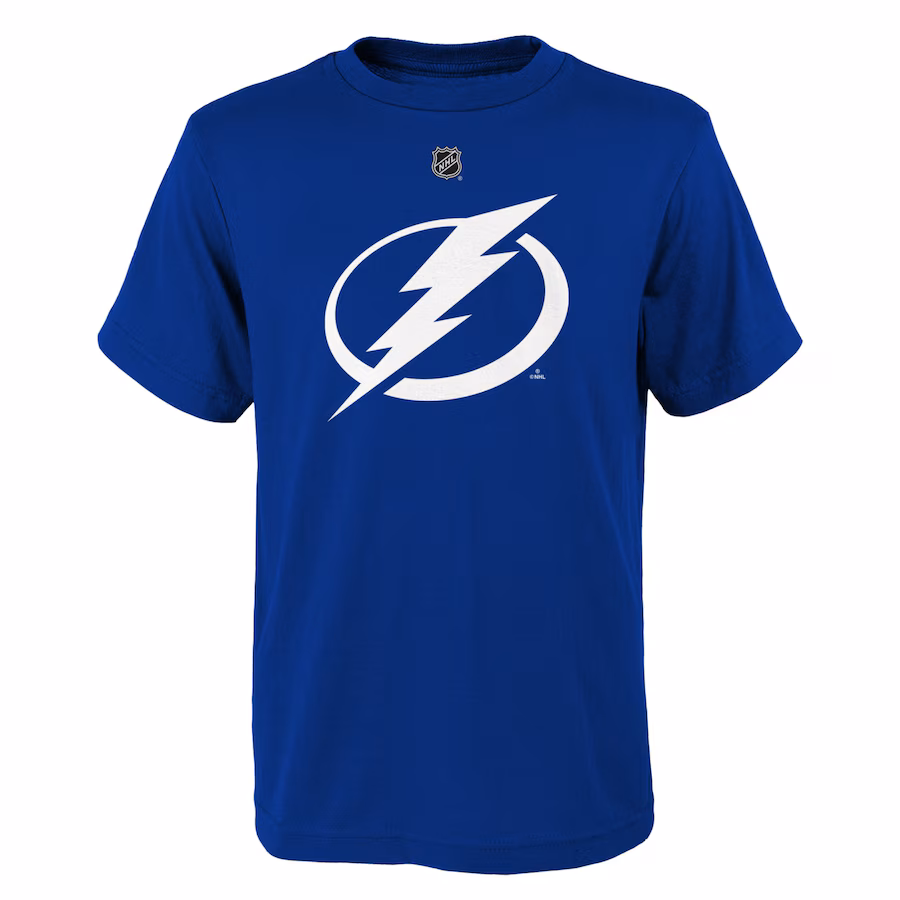 Youth Tampa Bay Lightning Blue Primary Logo T-Shirt - Puhuasuan