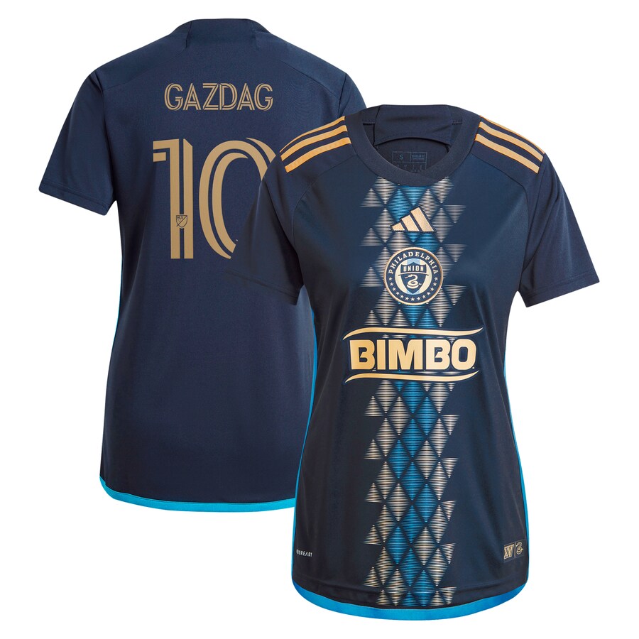 Women's Philadelphia Union Daniel Gazdag adidas Navy 2024 The XV Kit Replica Player Jersey - Puhuasuan