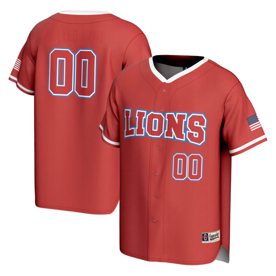 Loyola Marymount Lions GameDay Greats Youth NIL Pick-A-Player Lightweight Baseball Jersey - Red - Puhuasuan