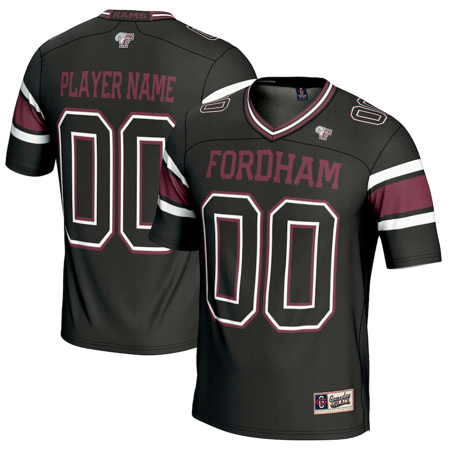 Fordham Rams GameDay Greats Youth NIL Pick-A-Player Football Jersey - Black - Puhuasuan
