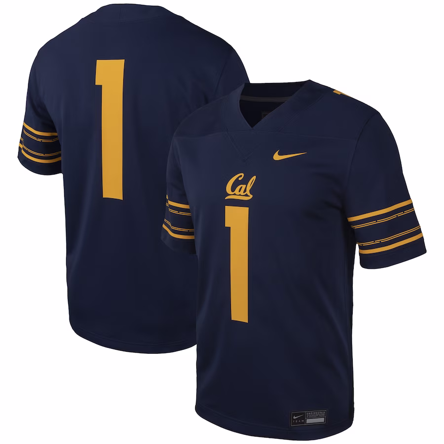 #1 Cal Bears Nike Untouchable Football Replica Jersey - Navy - Puhuasuan