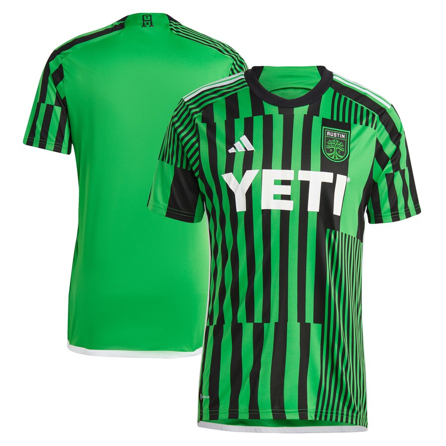 Men's Austin FC adidas Green 2023 Las Voces Kit Replica Jersey - Puhuasuan