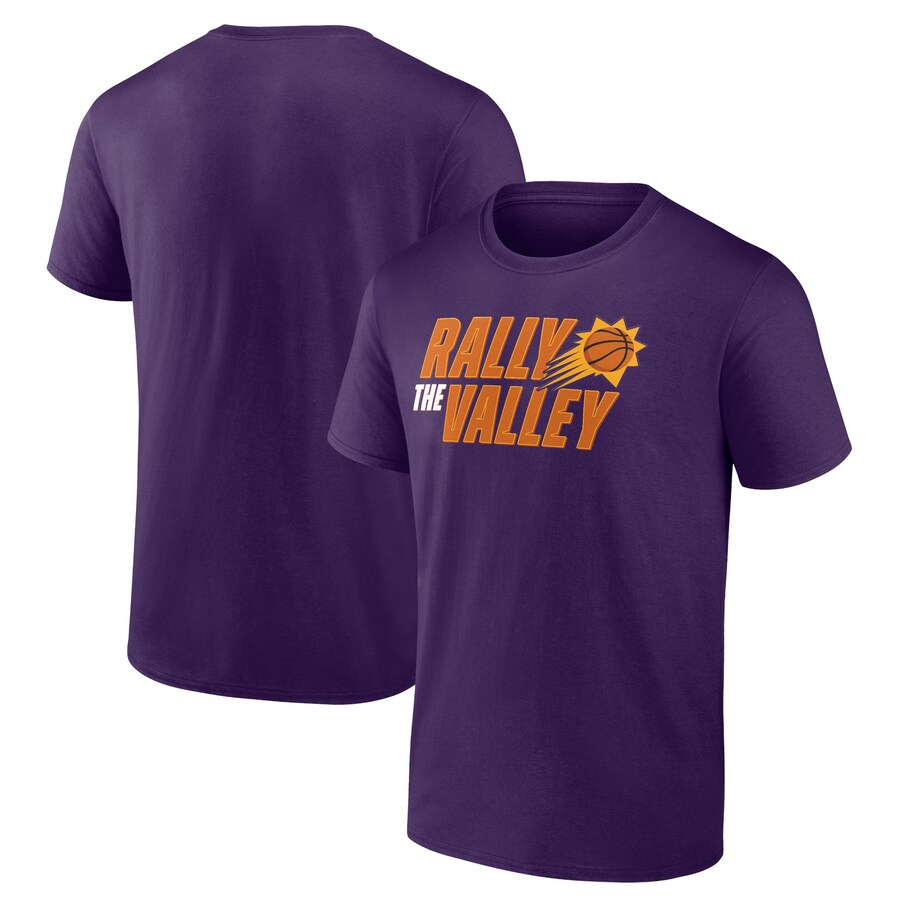 Men's Phoenix Suns Fanatics Purple Hometown Collection Rally The Valley T-Shirt - Puhuasuan