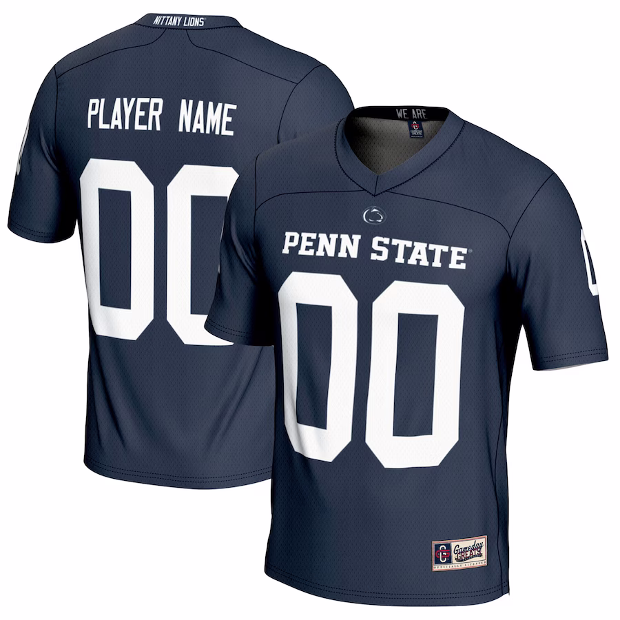 Penn State Nittany Lions GameDay Greats Youth NIL Pick-A-Player Football Jersey - Navy - Puhuasuan
