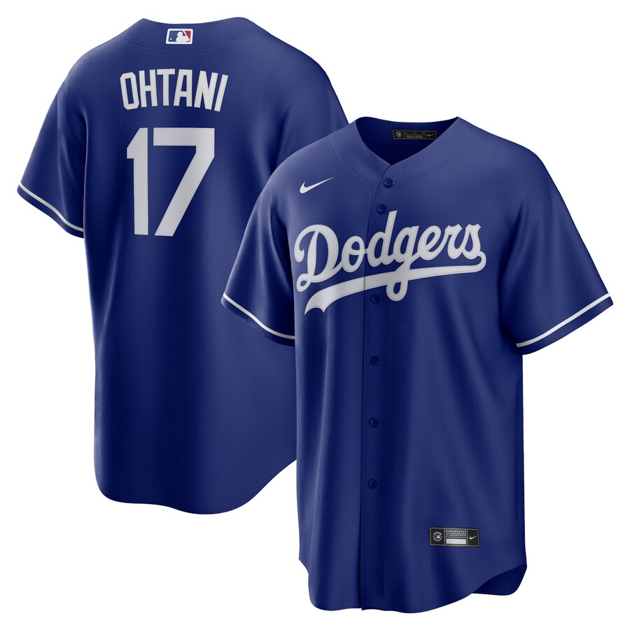 Men's Los Angeles Dodgers Shohei Ohtani Nike Royal Alternate Replica Player Jersey - Puhuasuan