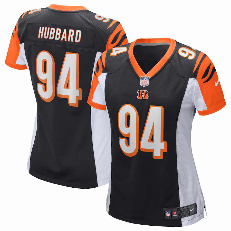 Women's Cincinnati Bengals Sam Hubbard Nike Black Team Game Jersey - Puhuasuan