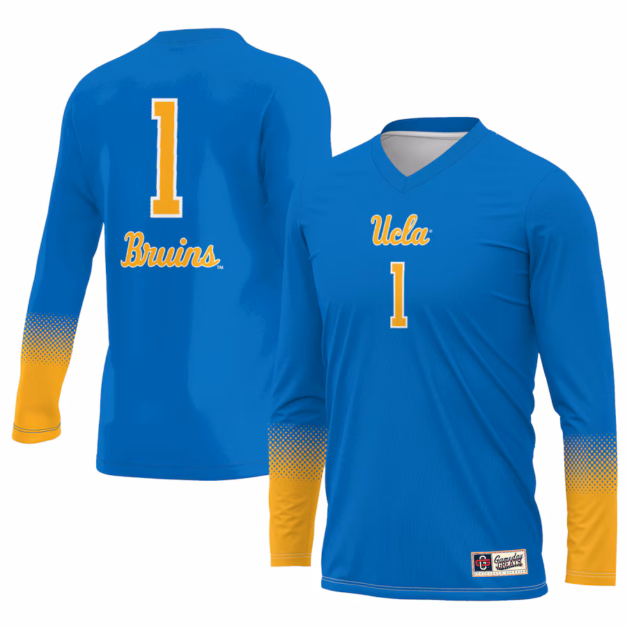 Youth GameDay Greats #1 Royal UCLA Bruins Lightweight Women's Volleyball Jersey - Puhuasuan